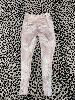 Calia Light Pink Marble Athletic Leggings